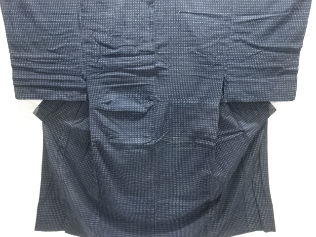 JAPANESE KIMONO / ANTIQUE MENS KIMONO / COTTON / KURUME SHOSEI KASURI